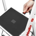 thumbnail image 3 of Hailo Folding Step Stool, 2 Step Ladder for Home & Kitchen, K20, White, 3 of 7
