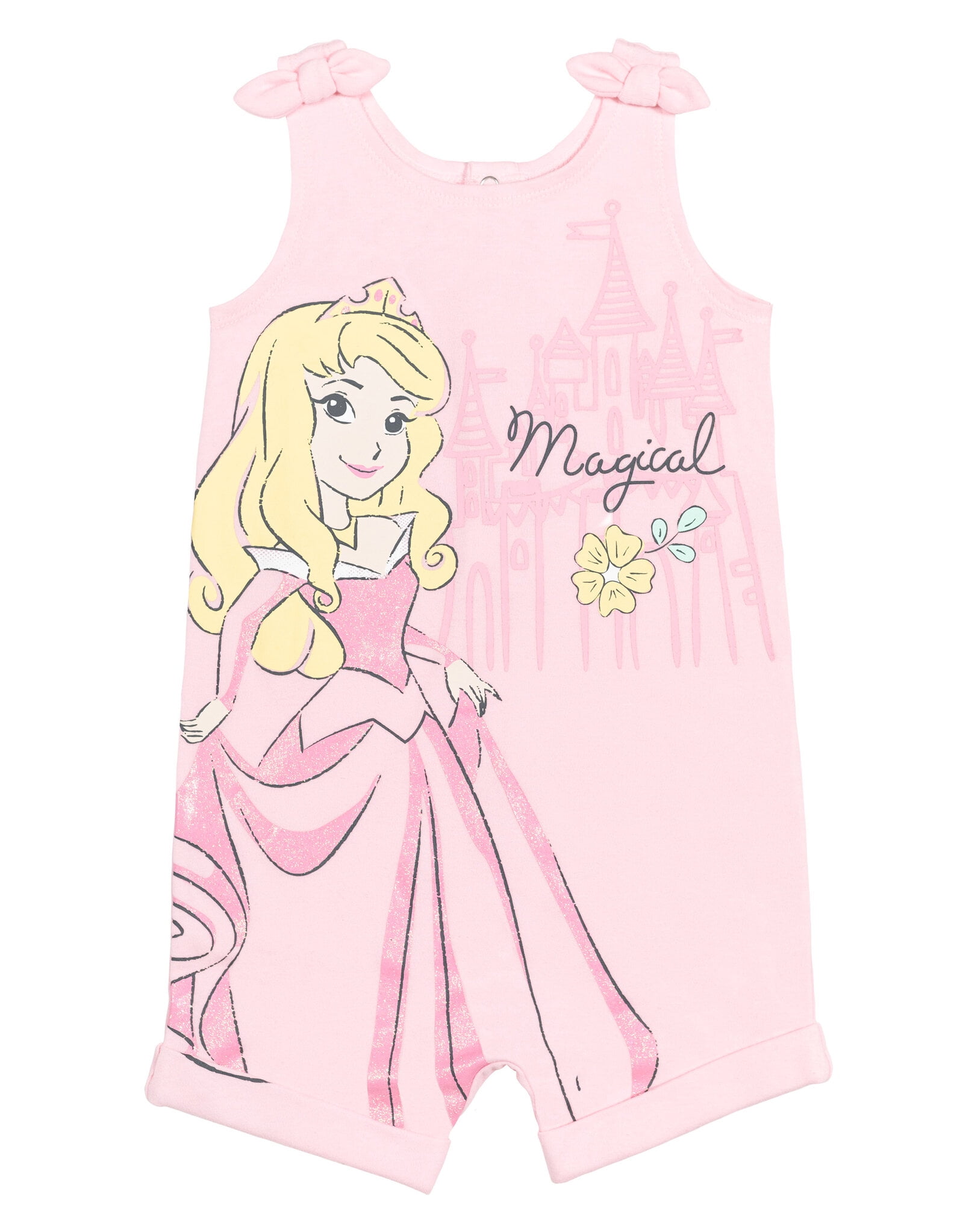 Disney Princess Aurora Newborn Baby Girls Romper and Headband Newborn to Toddler