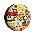 thumbnail image 1 of Fotbe Vehicles Funda de Llanta de Repuesto con Estampado, Engrosada, Ajuste Universal para Jeep, Remolque, RV, SUV, Camión-15 inch, 1 of 6