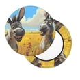 thumbnail image 2 of Pofeuu Funny Countryside Donkey Print Round Bar Stool Covers - Super Soft and Washable Elastic Stool Cushion Slipcover Easy Clean Velvet-13 inch, 2 of 7