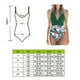 thumbnail image 2 of Wosthever Traje de baño para mujer Traje de baño acolchado Vacaciones Traje de baño Verde + Flor blanca XL Type2 NO2 Wosthever OD021064-04, 2 of 6