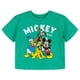 thumbnail image 2 of Conjunto de atuendos de Mickey Mouse de Disney para niños pequeños y pantalones cortos, 2 of 6