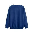 thumbnail image 4 of Women Blouses Melanin Sweatshirts for Women Petite Womens Sweatshirts Workout Sweater Long Sweat Shirts Yoga with plus Size Clothes Long Sleeve Pack Sweatshirt Warm 9 Sweat Shirts Teenager Blue 2XL, 4 of 4