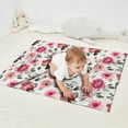 thumbnail image 2 of Pioneer Flower Blanket,Comfortable Soft Flannel Throw Blanket,All Season,Warm Lightweight Blankets for Sofa Bed Couch Living Room Chair,30"x40"(80x100cm), 2 of 4