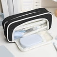 thumbnail image 1 of TopLLC High Capacity Pen Pouch Pen Pouch Case Organiser With Zip For School Office Presentation Sturdy Multi-Purpose Pen Pouch Pen Cases, 1 of 6