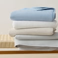 thumbnail image 2 of Breescape temperature regulating oversize cooling throw blanket, super soft cool touch, BLUE, 2 of 11