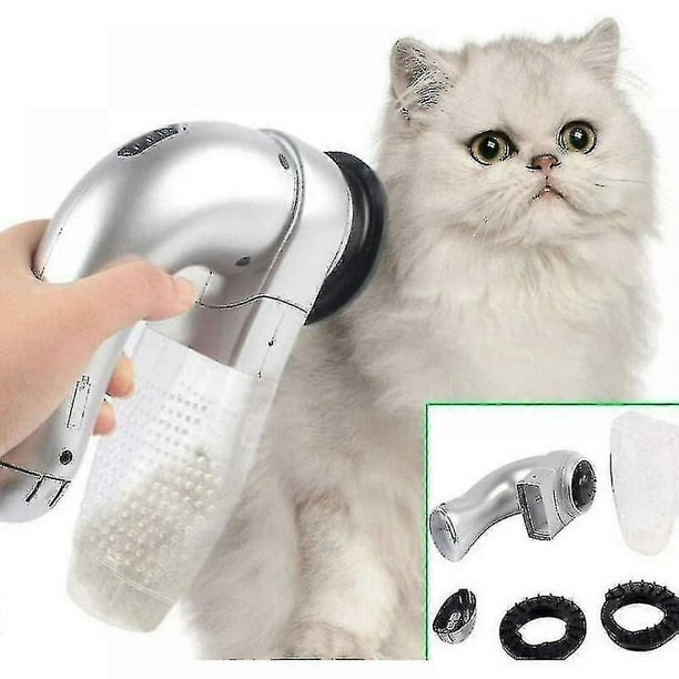 Cepillo eléctrico para pelo de mascotas, aspirador para perros y gatos - Herramienta de aseo s202412242325