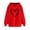Red, variant on Kaemgyyd Hoodies for Women Oversized Long Sleeve Casual Drawstring Sweatshirt Fashion Print Fall Pullover Tops with Pockets