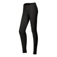 thumbnail image 2 of uublik Thermal Underwear Bottoms Womens Thick Warm High Waisted Pants for Winter Snow, Black, 2 of 3