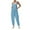 Light Blue, variant on Wdfiry Womens Summer Bib Overalls Bib Pants Casual Loose Baggy Solid Color Jumpsuit Romper with Pockets