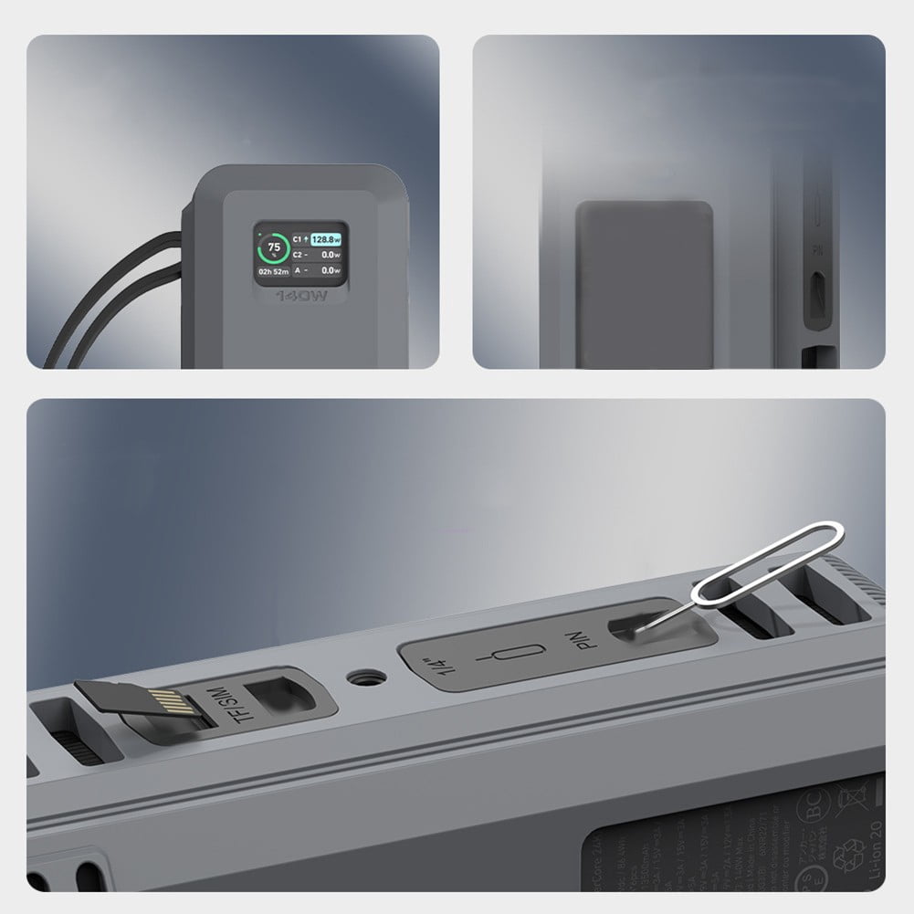 Silicone Protective Cover for Anker 737 Power Bank - Dustproof