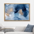 thumbnail image 2 of wall26 Canvas Print Wall Art Gold, Blue &amp; White Watercolor Smoke Collage Abstract Shapes Digital Art Modern Art Bohemian Colorful Multicolor Ultra for Living Room, Bedroom, Office - 24"x36&q, 2 of 5