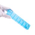thumbnail image 6 of Unique Bargains 1 Pc 7 Grids Single Row Hung-Chain Pill Case Waterproof for Travel Clear Blue, 6 of 6