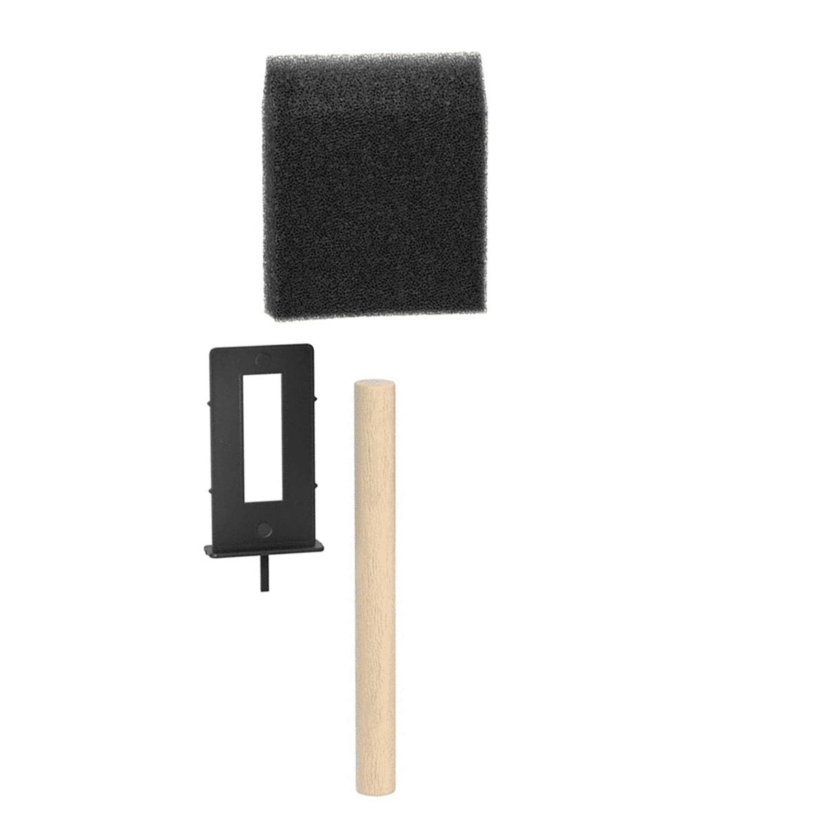 Foam Paint Brushes, Includes 100 Sponge 50 x 1 Inch Brushes and 2 Art Supplies for Painting