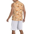 thumbnail image 2 of Naloa Funny Sushi Basketball Jersey Reversible Men's Mesh Athletic Sports Shirts Training Practice S-4XLXX-Large, 2 of 6