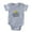 Heather Grey, variant on CafePress - Sunshine Grandma Copy - Cute Infant Baby Football Bodysuit