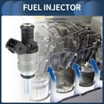 thumbnail image 2 of Inyector de combustible No.1427240 boquilla de inyección de combustible para BMW 325i 2001-2005 2.5L negro 6 pcs, 2 of 6