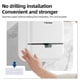 thumbnail image 5 of Toilet Paper Holder Wall Mounted Self Adhesive Toilet Tissue Box No Drilling Waterproof/Dustproof Paper Roll Dispenser for Bathroom Toilet, 5 of 5