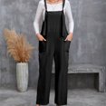 thumbnail image 2 of aidice Summer Jumpsuits for Women Casual Adjustable Strap Tie Comfy Loose Pants Overalls with Pockets, 2 of 5