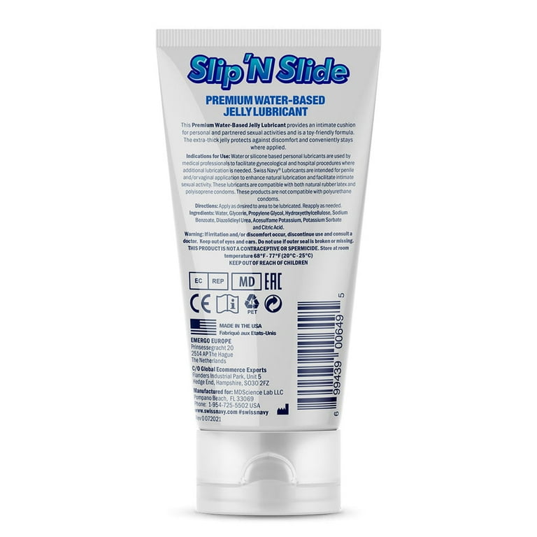 Swiss Navy Slip'n Slide Premium Jelly Lubricant 5oz - 2 Pack - Walmart.com Swiss Navy Slip'n Slide Premium Jelly Lubricant 5oz - 2 Pack - Walmart.com