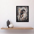 thumbnail image 2 of Rugby Fan Artwork World Cup Forward With Ball Action Painting For Him Man Cave Art Print Framed Poster Wall Decor 12x16 inch, 2 of 5