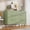 Green, variant on Grey 5 Drawer Dresser for Bedroom, Fluted Tall Dresser with Large Drawers and Sturdy Gold Legs Support, Dressers & Chests of Drawers for Bedroom, Living Room, Kids' Room