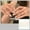 F, variant on Elegant Gradient Nail Stickers with Solid Color Design for Long Lasting Manicure Beauty