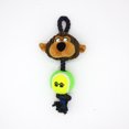 thumbnail image 2 of 3 uds., suministros para mascotas, molares para perros, juguetes resistentes a mordeduras, pelota para lanzar mascotas, tres mascotas, cuerda de algodón, juguetes que suenan, 28*10cm, 2 of 5