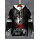 thumbnail image 3 of Sudadera con capucha para hombre, estampado 3D, sudadera Battle Wolf, ropa deportiva con cordón, camisetas de manga larga, jersey de calle, ropa para hombre, 3 of 5
