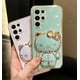 thumbnail image 3 of Para Samsung S 23 Ultra S 22 S 21 Popular entre las chicas Hello Cute Kitty 3D Cat espejo de maquillaje móvil TPU funda para teléfono, 3 of 4