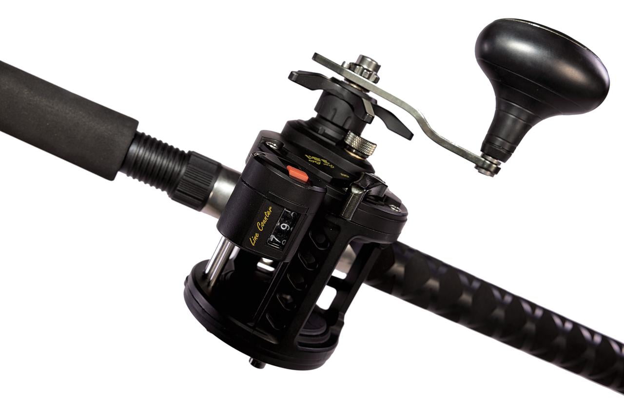 Eagle Claw Starfire X 8'6" Trolling/Downrigger Combo W/ Level Wind Line Counter Reel
