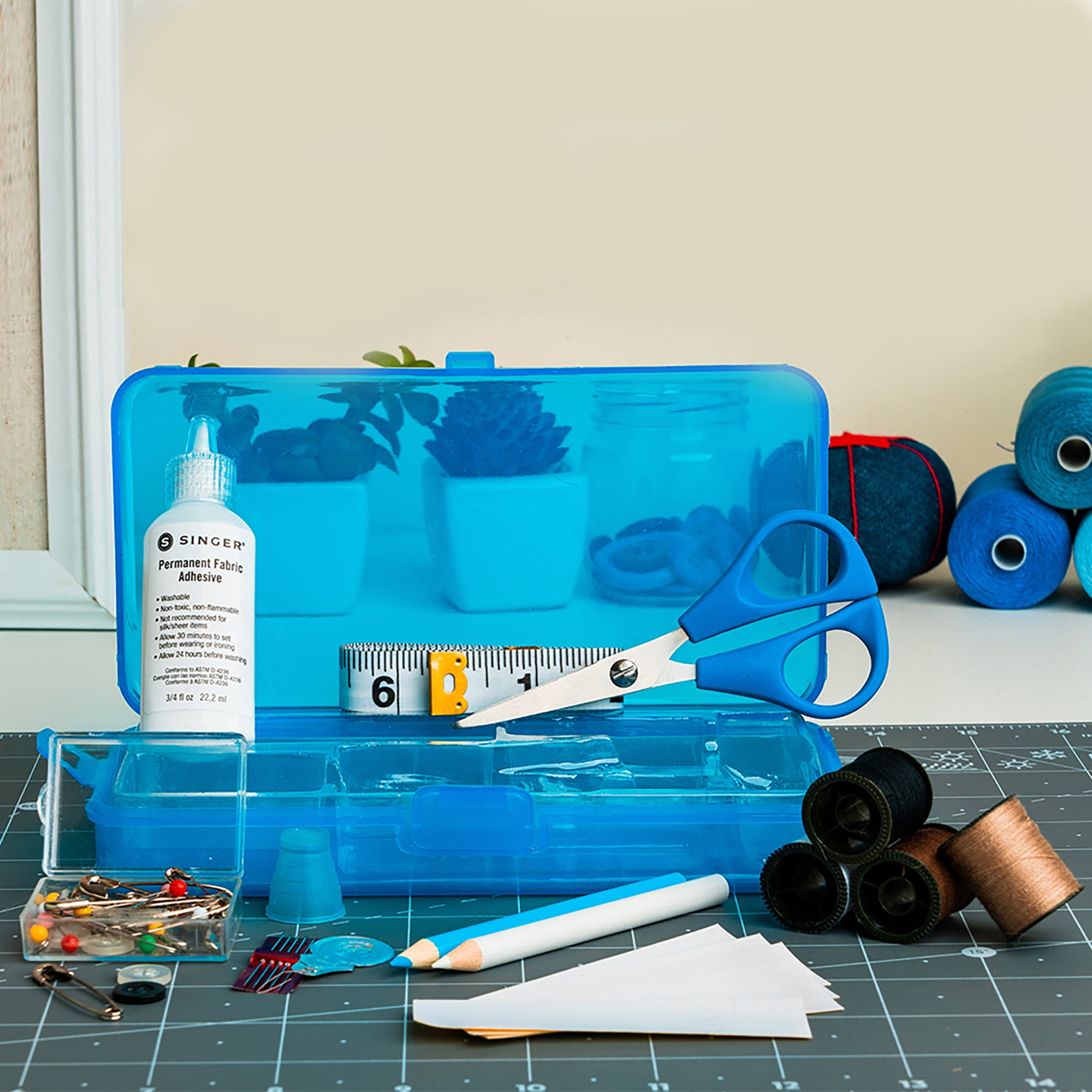 Singer Survival Sew Kit, 64 Pieces, Assorted Colors