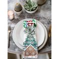 thumbnail image 2 of Gingerbread Christmas Cloth Napkins Set of 8 Reusable Dinner Napkins, Xmas Tree Snowflake Winter Cocktail Napkin Washable Table Napkins for Wedding/Holiday Party/Baby Shower 20"x20", 2 of 7