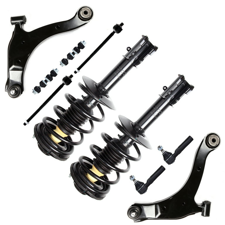 CCIYU Complete Suspension Kit 04 06 Strut for 02 01 10 Front Arm Joint Assembly Link Tie Ball 03 Rod Bar End Control 08 Cruiser Fits Spring Includes 07 Assembly and 05 Stabilizer Kit 09 PT Chrysler