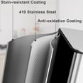 thumbnail image 7 of Garvee Step-on Large Trash Can for Kitchen, 3  Recycling Bin, 3 x 30 L, Stainless Steel, Silver, 7 of 7