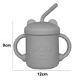 thumbnail image 2 of Vaso de entrenamiento de silicona Hukapapa y pajita para niños pequeños, 8 meses, 2 of 5