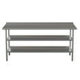 thumbnail image 6 of Flash Furniture Stainless Steel Worktable with 2 Undershleves, 6 of 9