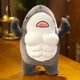 thumbnail image 4 of Muscle Shark Relleno Ocean Whale Fish Toy Large Blue Shark Plush Pillow Adorable Soft Whale Shark Plushie Ocean Animals Muñecas Regalos Navidad Cumpleaños,17.7/23.6'', 4 of 4
