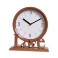 thumbnail image 2 of Reloj de escritorio decorativo con palabra de amor para baño o dormitorio, decoración de cristal alto Marrón, 2 of 9