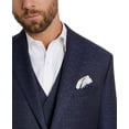 thumbnail image 3 of Tayion Collection Mens Classic-Fit Jacquard Suit Jacket 46 Long Navy/Purple  NWT, 3 of 4