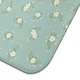 thumbnail image 5 of Pioneer Flower Floral Print Pattern Kitchen Dish Drying Mat 1 Pack, Ultra Absorbent Microfiber Drainer Mat, 16"x18", 5 of 6