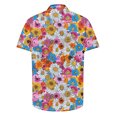 thumbnail image 3 of Beach Shirt Men's Hawaiian Shirt Short Sleeve Button Tropical Shirt Casual,Multicolor,XXXXL, 3 of 5