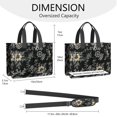 thumbnail image 3 of Canvas Tote Bag for Women with Compartments, Large Cute Floral Teacher Student Shoulder Bag Nurse Purses Crossbody Bags Work Laptop Book Bag Satchels Handbags, 3 of 6