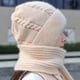 thumbnail image 2 of Gorra Sonducket de Terciopelo Coral con protección para los oídos integrada Resistente al viento Bufanda Doble Calidez Máxima, 2 of 6