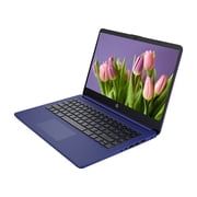 HP Laptop 14” HD LCD, Intel Celeron N4120, 64GB eMMC, 4GB RAM, Windows 11 Home (S mode), Indigo Blue, 14-DQ0055DX