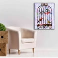 thumbnail image 6 of Epic Graffiti 'Bird Cage' by Artpoptart, Canvas Wall Art, 26"x34", 6 of 8