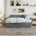 thumbnail image 3 of AFI Cambridge Twin Wood Daybed with Twin Size Trundle, Grey, 3 of 15