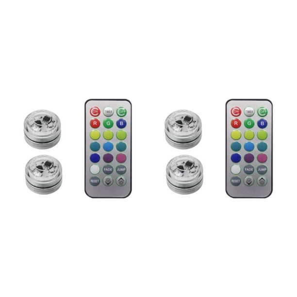 Injueey Luz LED inalámbrica Control remoto Iluminación Luces nocturnas Lámpara Decoración Type5 NO5