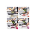 thumbnail image 3 of Mandolina de cocina manual, cortador de verduras multifunción 13 en 1 con cajas de almacenamiento, mandolina de cocina profesional para rebanar, cortar y triturar verduras, 3 of 5