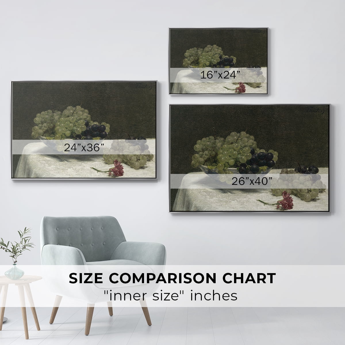 Vintage Botanical Print-LXXXIV By Wexford Home Framed in Silver Wood Gallery Wrapped Canvas 25 in. x 37 in.